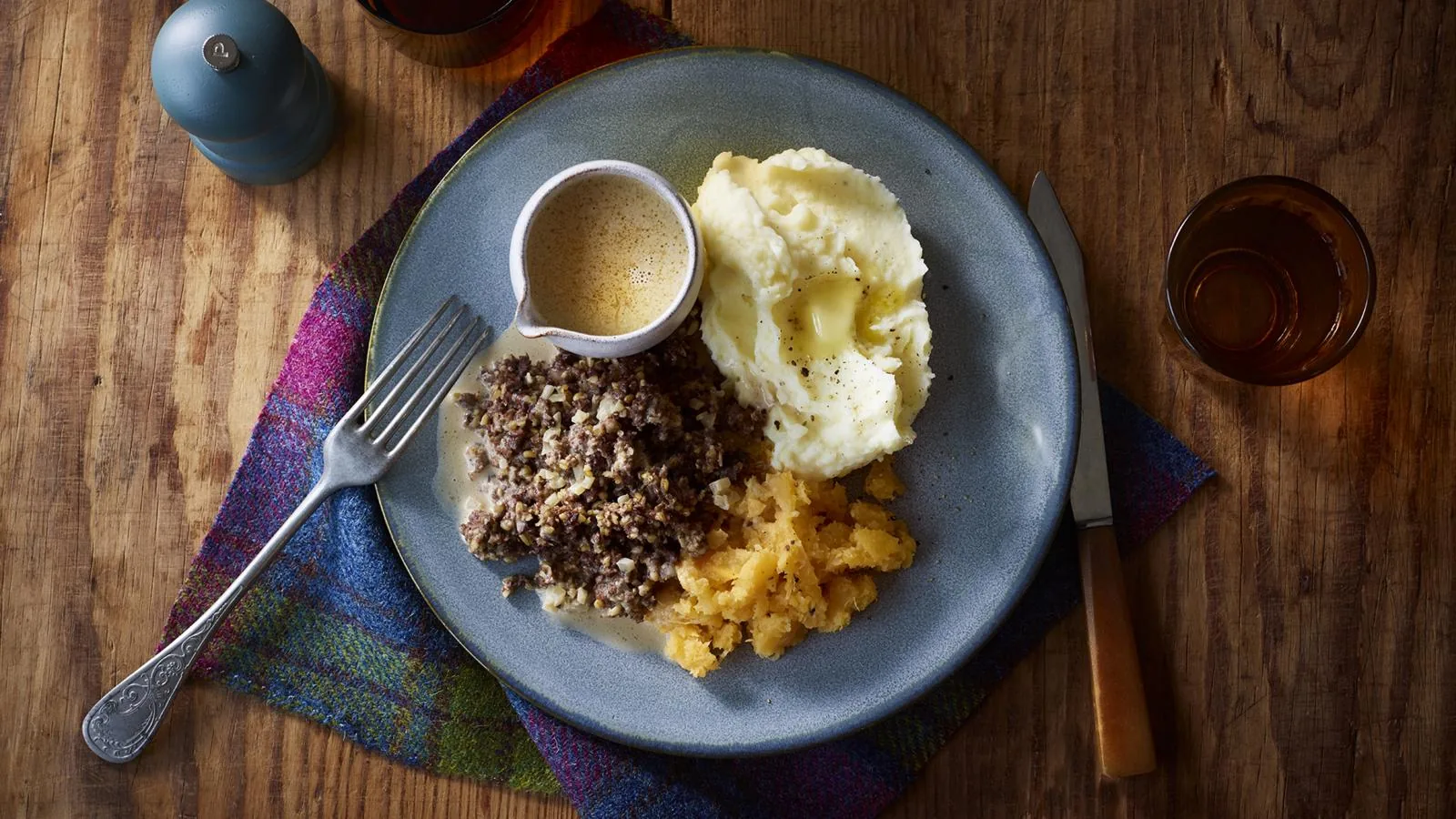 Haggis, neeps and tatties (Edinburgh)