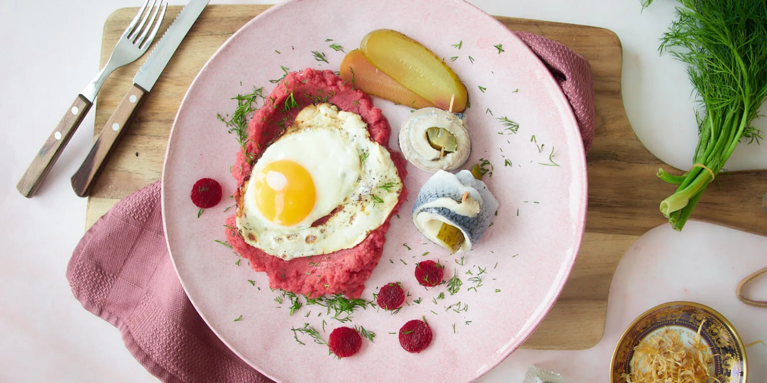 Labskaus - traditional German sailor's dish (Hamburg)