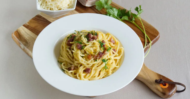 Spaghetti alla carbonara (Rome)